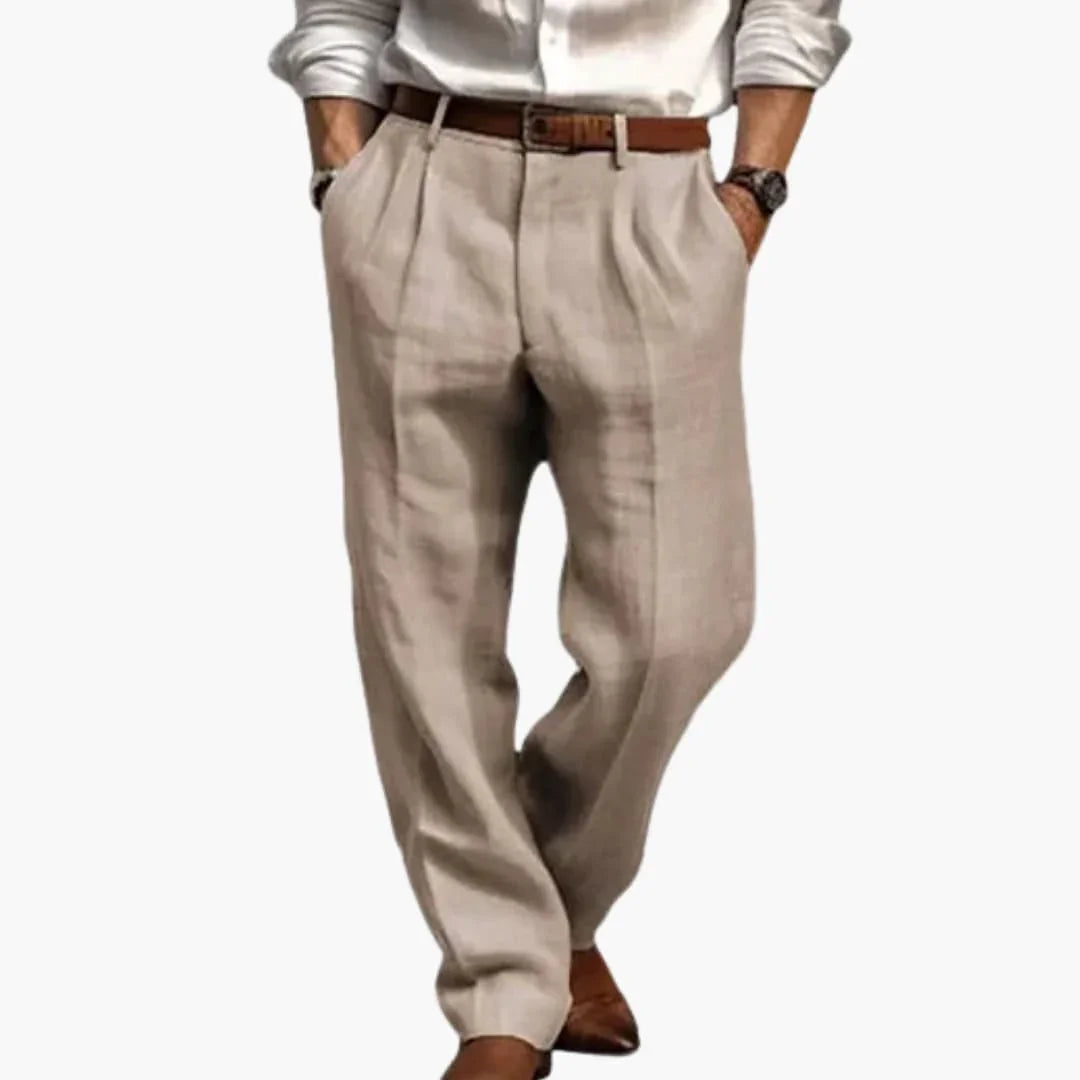 Men's Straight Leg Pants with Functional Pockets