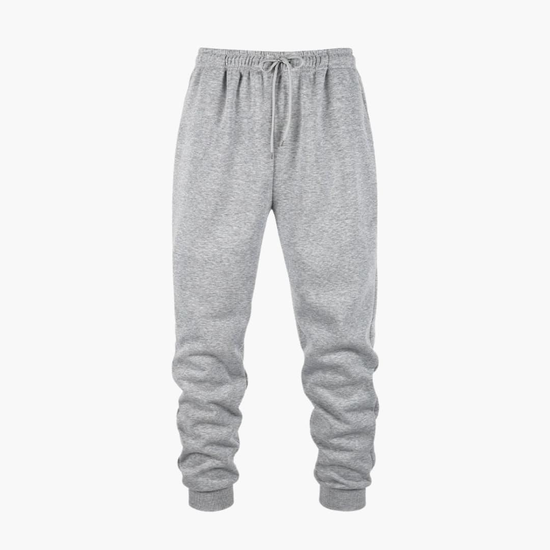 Men's Jogging Pants with Ribbed Cuffs