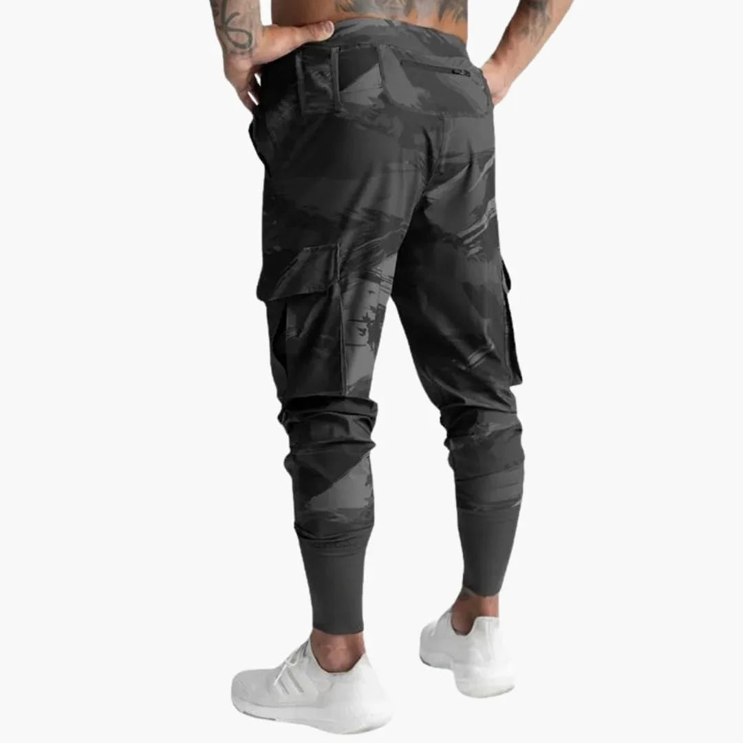 Men's Jogging Pants with Elastic Waistband and Side Pockets