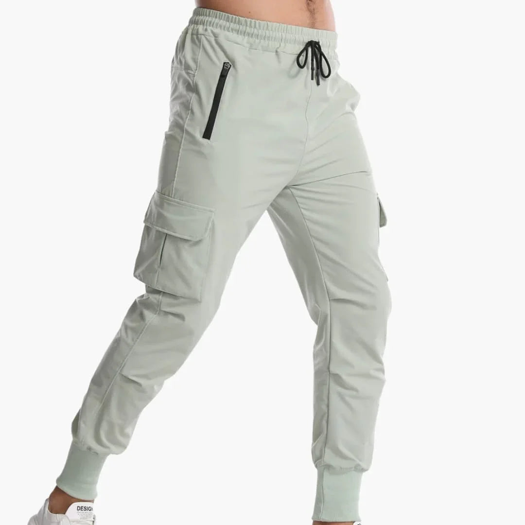 Bavane | Men's Jogging Pants with Elastic Waistband and Side Pockets