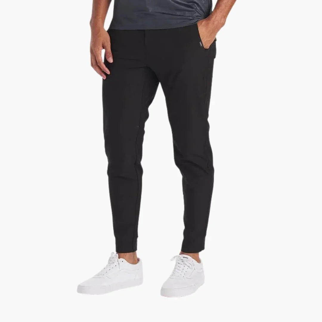 Men's Jogging Pants with Elastic Waistband and Slim Fit