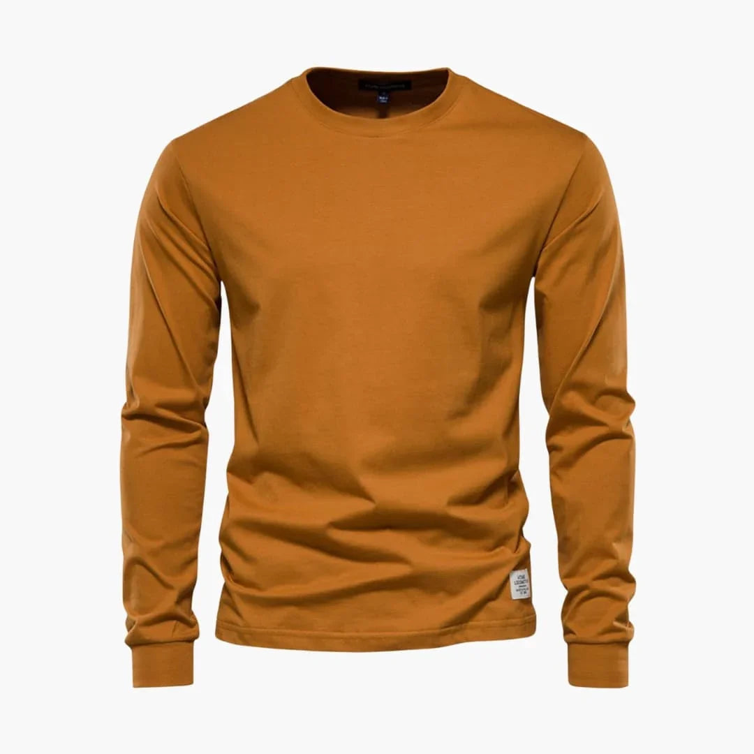 Bavane | Men's Long Sleeve Shirt with Round Neck