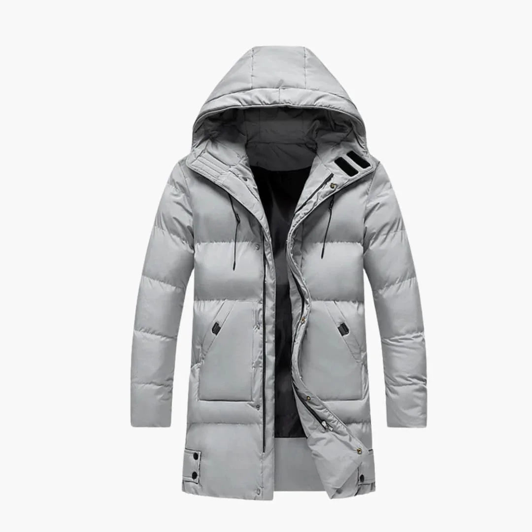 Bavane | Men's Parka Jacket with Hood and Zipper