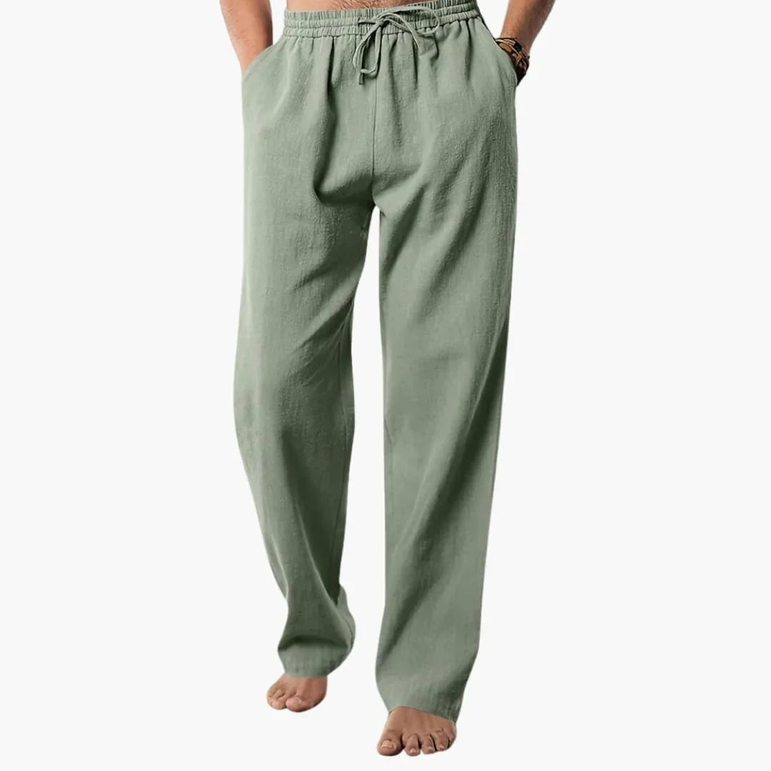 Men's Sports Pants with Drawstring and Stretch Waistband