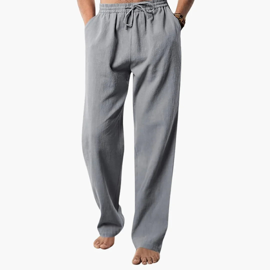 Men's Sports Pants with Drawstring and Stretch Waistband