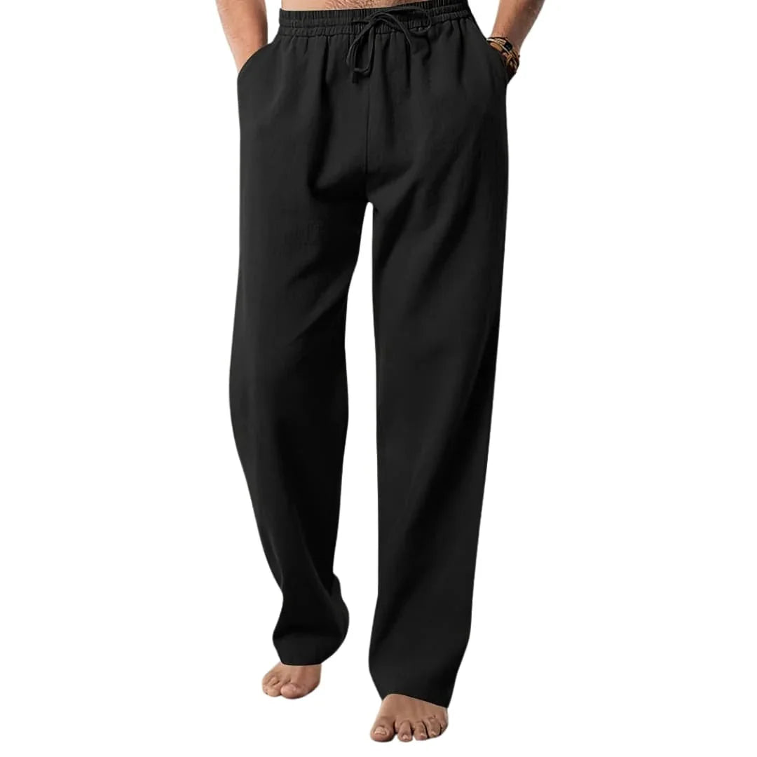 Men's Sports Pants with Drawstring and Stretch Waistband