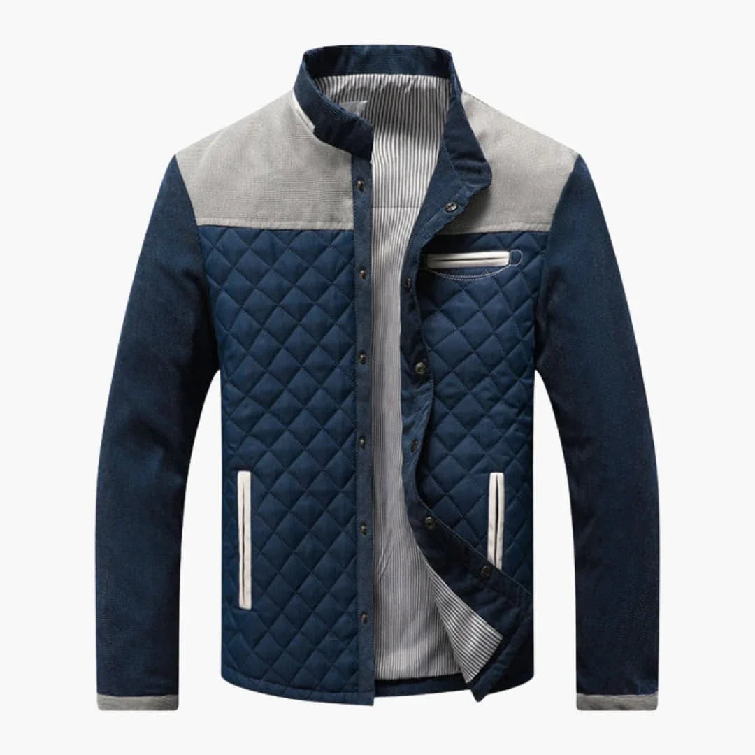 Bavane | Men's Quilted Jacket with Contrast Inserts