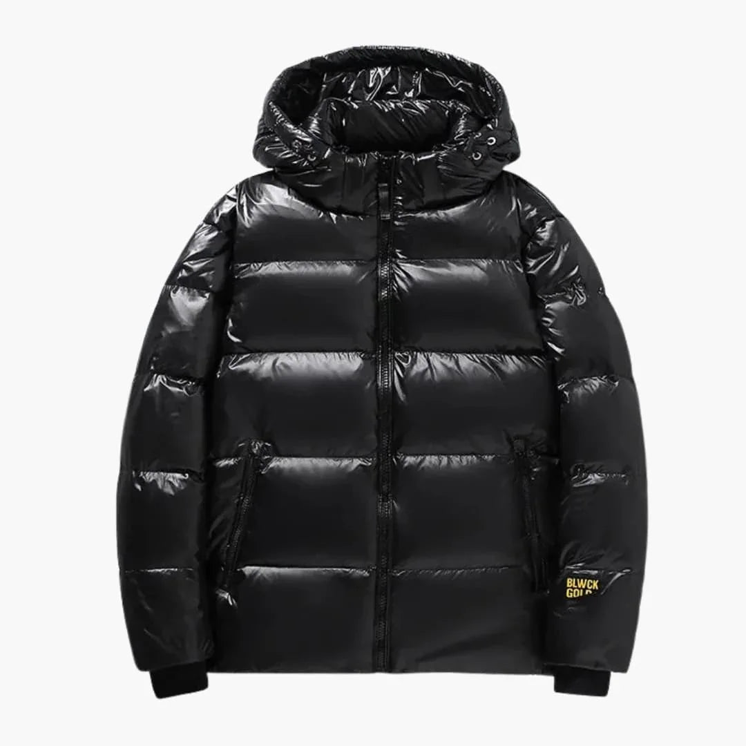 Bavane | Men's Winter Down Jacket with Hood and Zipper