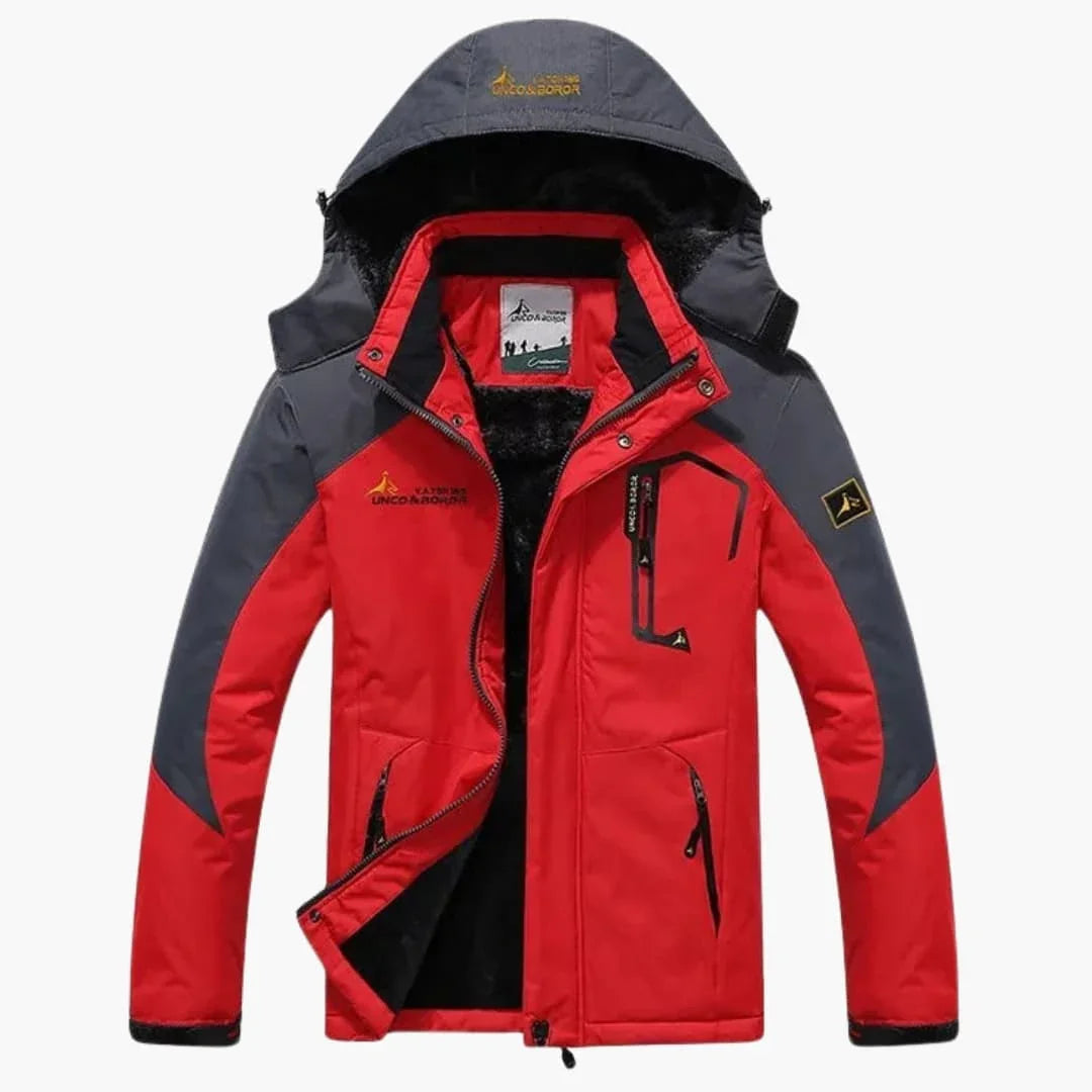 Bavane | Men's Winter Jacket with Zipper and Removable Hood