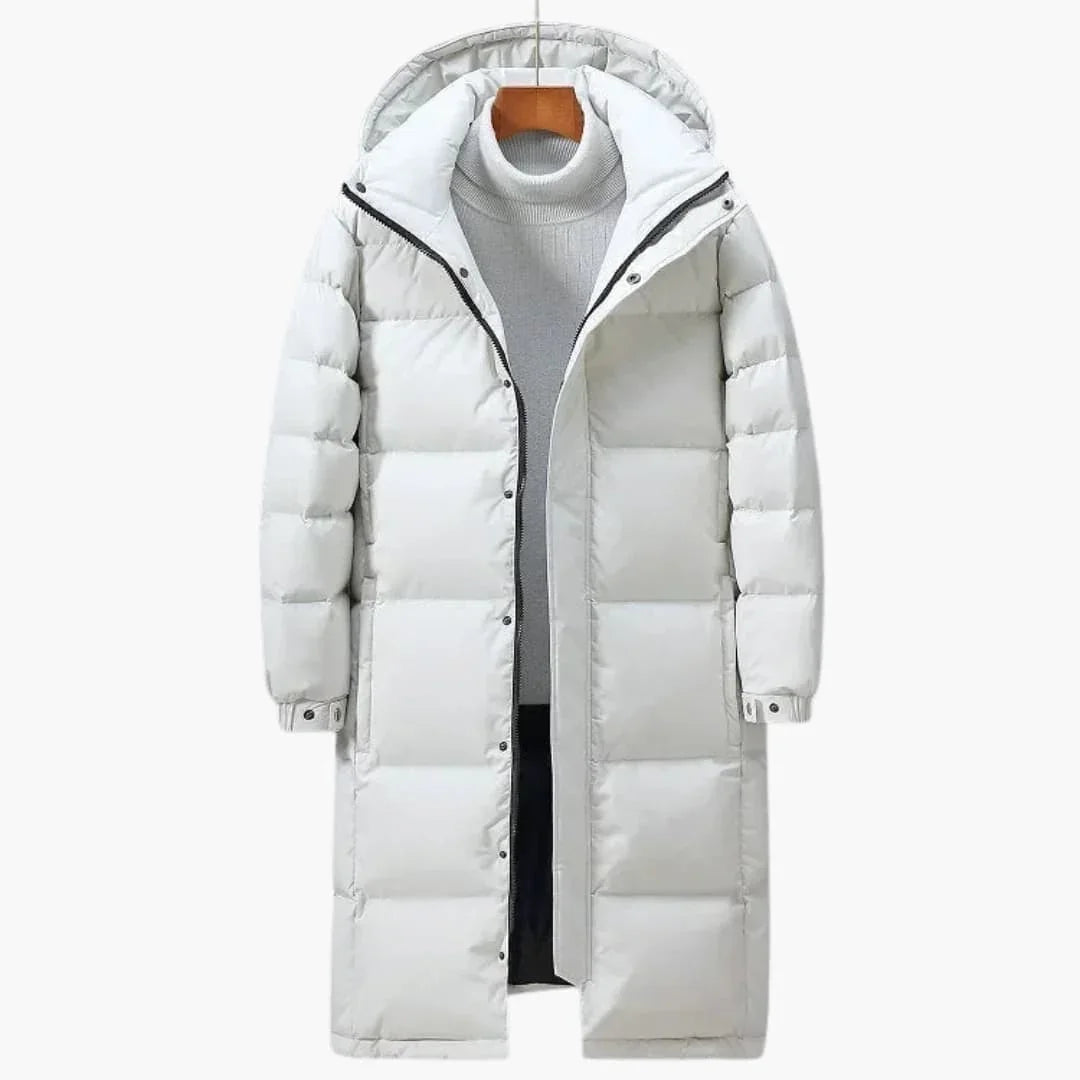 Bavane | Men's Long Winter Parka with Hood