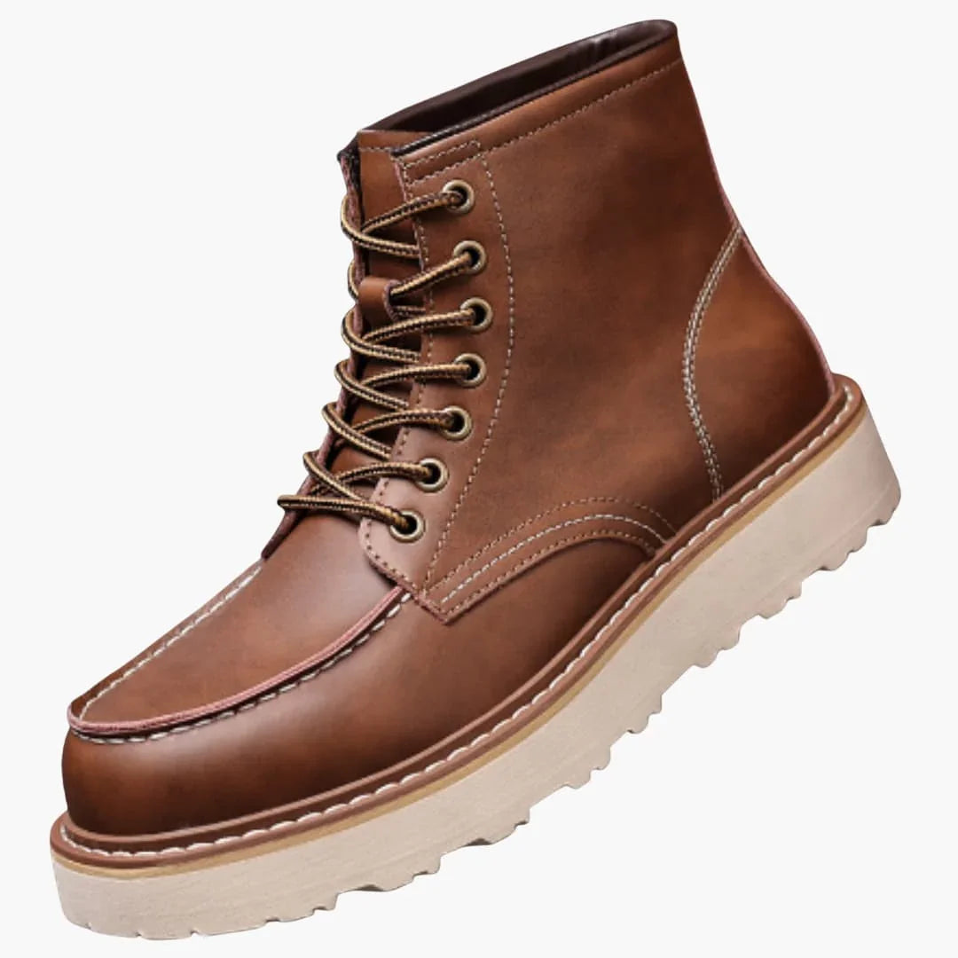 Bavane | Men's Winter Boots with Padded Shaft and Lace Closure