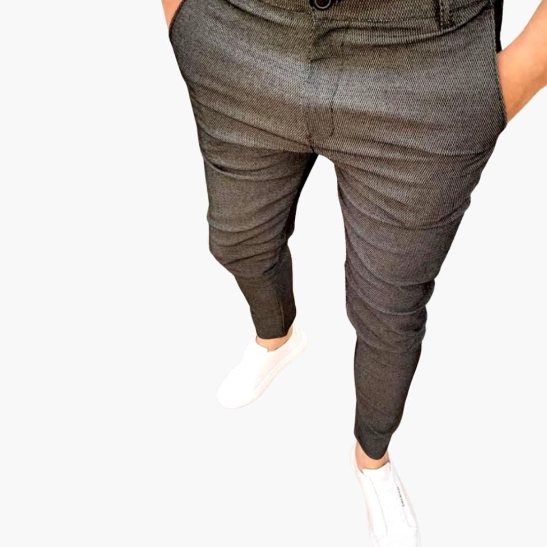 Bavane | Men's Trousers with Belt Loops and Tapered Legs
