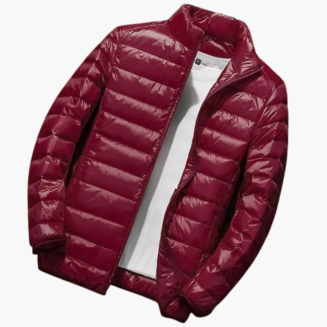Men's Jacket with Hood and Long Sleeves