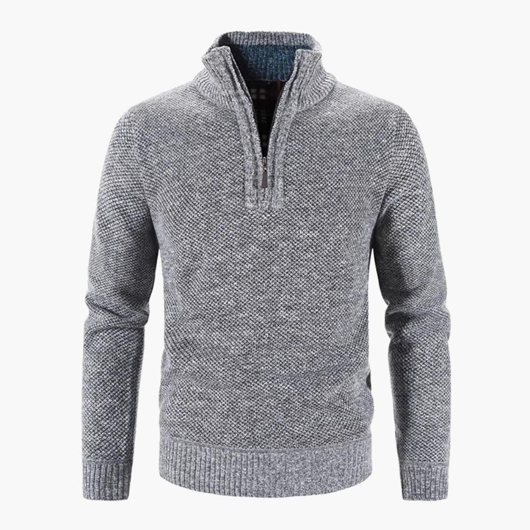 Bavane | Men's Sweater with Half-Zip