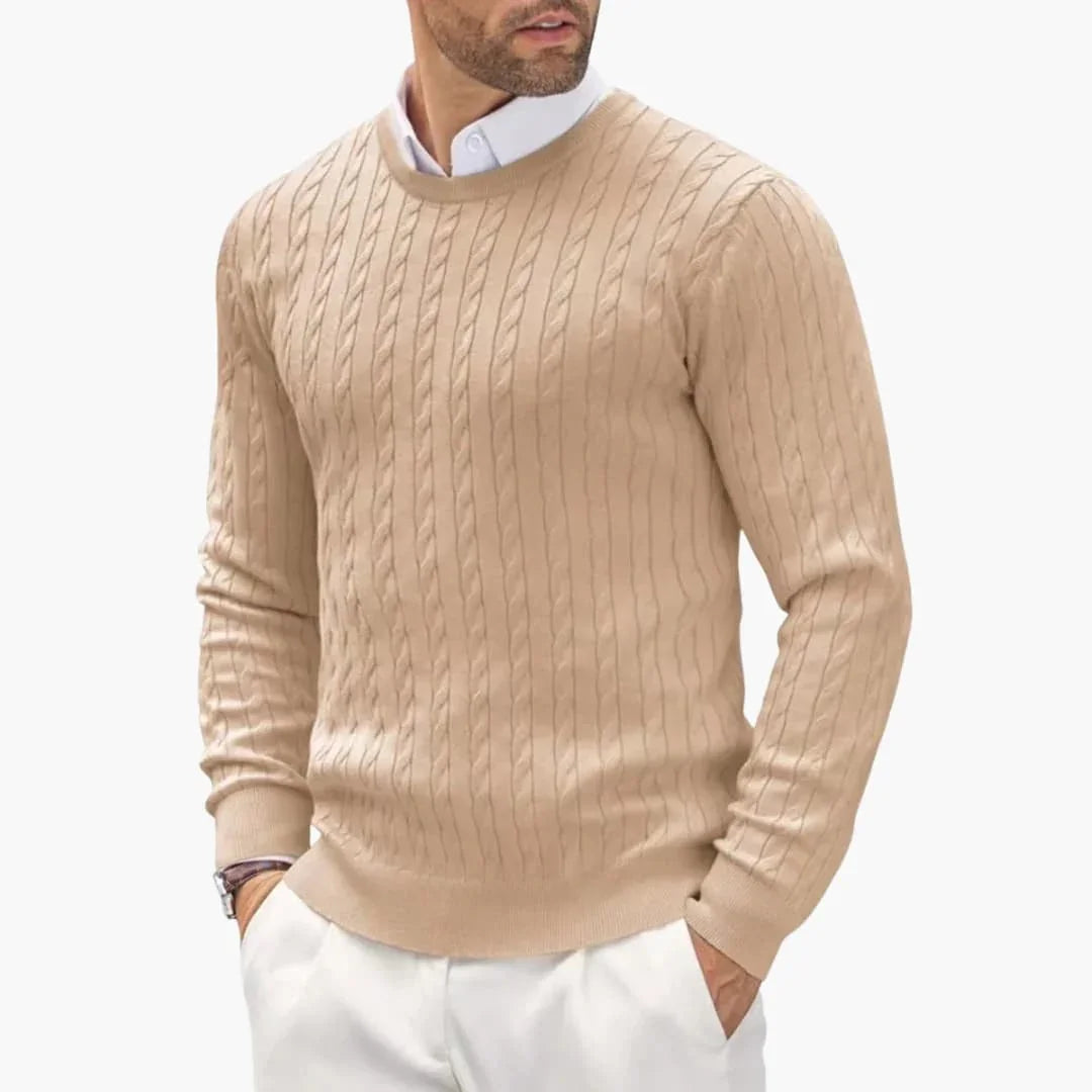 Bavane | Men's Sweater with Round Neck