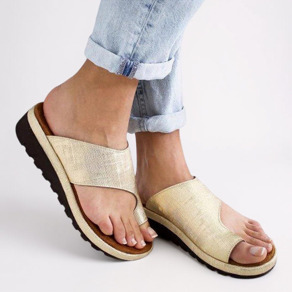 Women's Orthopedic Sandals with Wide Toe Box and Adjustable Straps