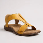 Women's T-Strap Sandals with Cushioned Insole and Lightweight Sole
