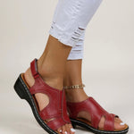 Women's Walking Sandals with Adjustable Straps and Cushioned Insole