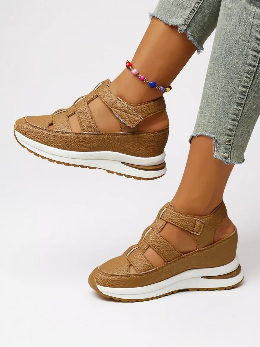 Womens Orthopedic Sandals with Adjustable Straps and Platform Sole