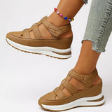 Womens Orthopedic Sandals with Adjustable Straps and Platform Sole