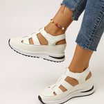 Womens Orthopedic Sandals with Adjustable Straps and Platform Sole