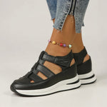 Womens Orthopedic Sandals with Adjustable Straps and Platform Sole
