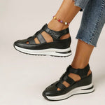 Womens Orthopedic Sandals with Adjustable Straps and Platform Sole