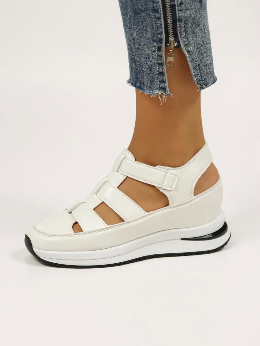 Womens Orthopedic Sandals with Adjustable Straps and Platform Sole