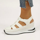 Womens Orthopedic Sandals with Adjustable Straps and Platform Sole