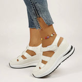 Greta | Womens Orthopedic Sandals with Adjustable Straps and Platform Sole