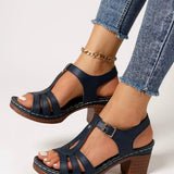 Vera | Women's Orthopedic Sandals with Block Heel and Cushioned Insole