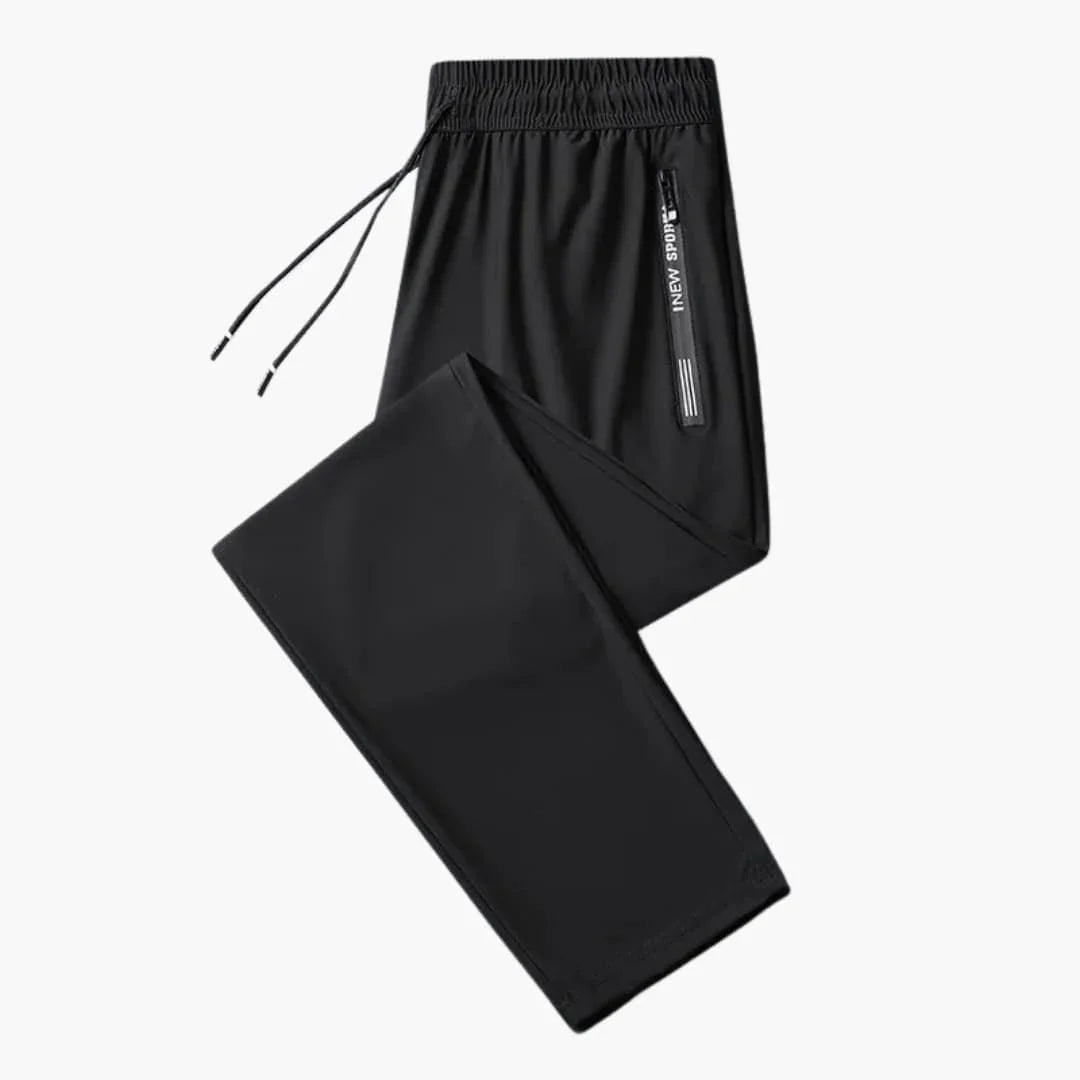 Bavane | Men's Jogging Pants with Drawstring Waist and Zipper Pockets