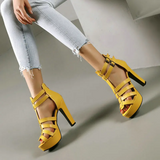 Phoebe | Women's Orthopedic Sandals with Platform Sole and Wide Straps