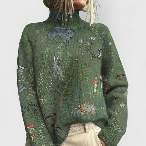 Centenia | Elegant Roll Neck Jumper