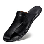 Men's Fisherman Slippers with Round Toe and Slip On