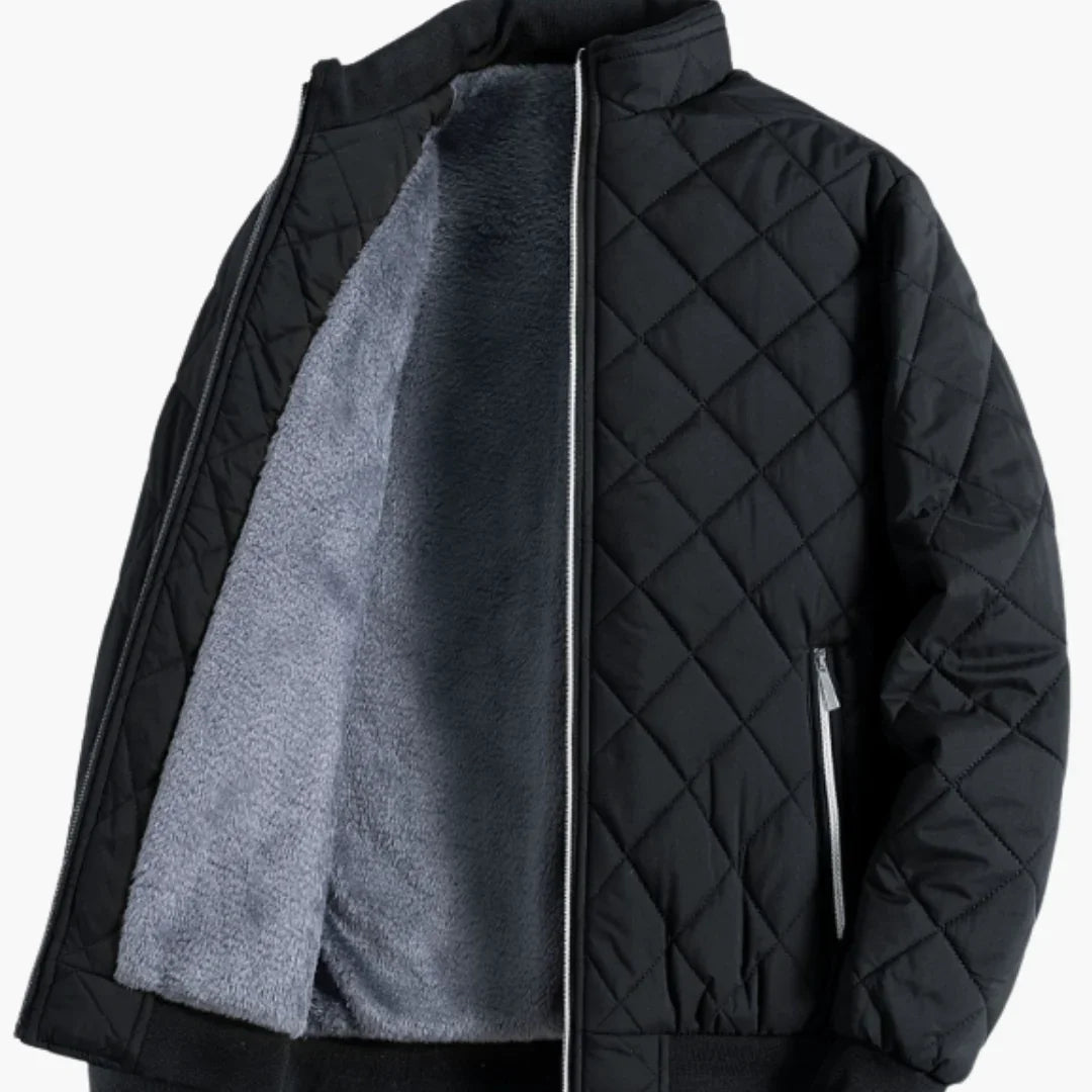 Bavane | Men's Jacket with Quilting and Snap Button Closure