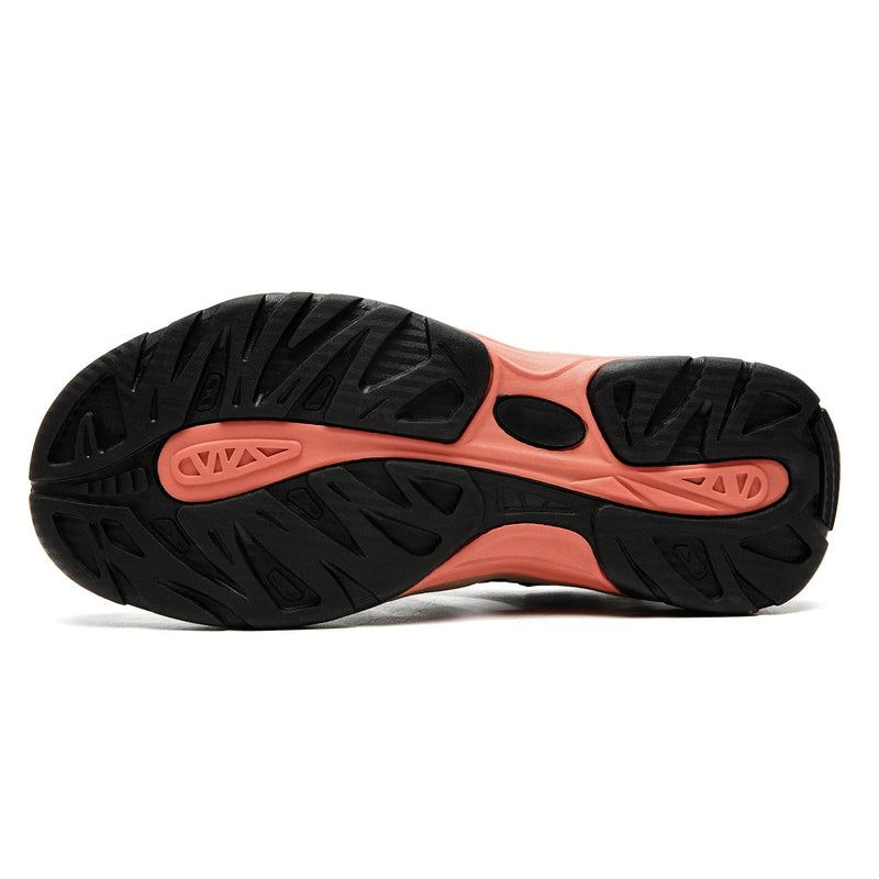 Men's Leather Sandals with Elastic Closure and Rubber Sole