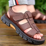 Elias | Men's Open Toe Sandals with Slip On Design and Rubber Sole