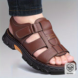 Men's Open Toe Sandals with Slip On Design and Rubber Sole