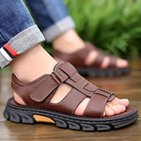 Men's Open Toe Sandals with Slip On Design and Rubber Sole