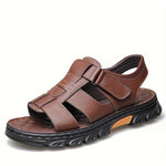 Men's Open Toe Sandals with Slip On Design and Rubber Sole