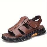 Men's Open Toe Sandals with Slip On Design and Rubber Sole