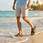 Men's Running Shoes with Mesh Upper and Slip On