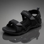 Men's Sandals Hook with Loop Closure and Rubber Sole