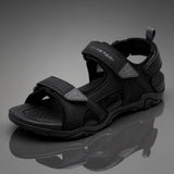 Men's Sandals Hook with Loop Closure and Rubber Sole