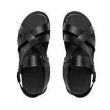 Men's Sandals with Adjustable Back Strap and Slip On Design