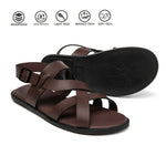Men's Sandals with Adjustable Back Strap and Slip On Design