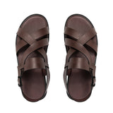 Men's Sandals with Adjustable Back Strap and Slip On Design