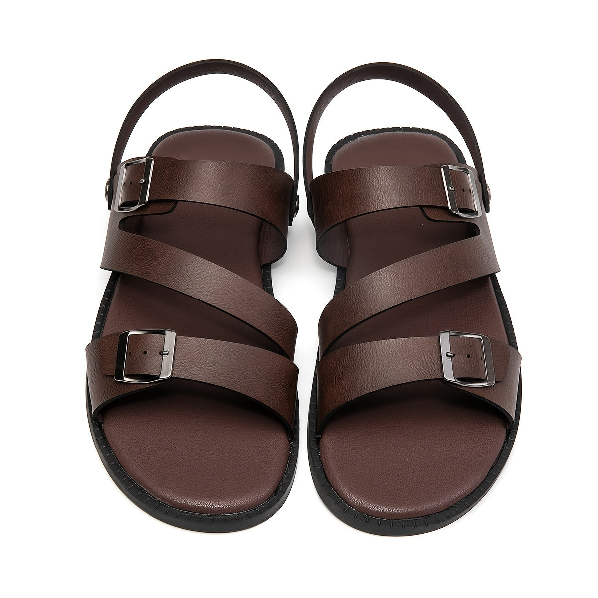 Bavane | Men's Sandals with Adjustable Buckle and Heel Strap