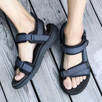 Men's Sandals with Buckle Closure and EVA Sole